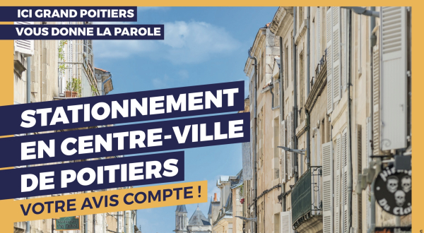 Visuel Questionnaire « Stationnement » par Grand Poitiers
