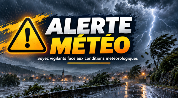 Visuel Alerte météo - vigilance vent