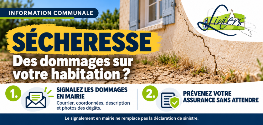 Visuel Sécheresse et réhydratation des sols : comment signaler les dommages sur votre habitation ?