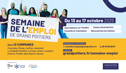 Visuel Semaine de l'emploi grand Poitiers