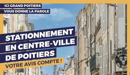 Visuel Questionnaire « Stationnement » par Grand Poitiers