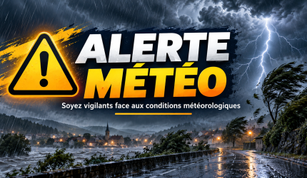 Visuel Alerte météo - vigilance vent