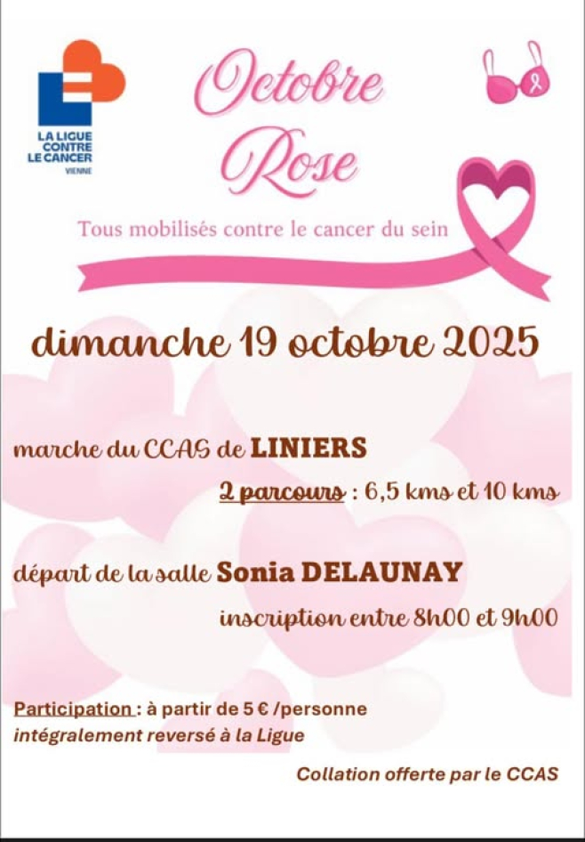 Visuel Octobre rose Liniers