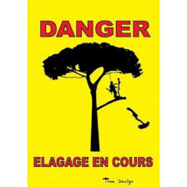 Visuel Travaux élagage sur la D6 Liniers à Bonnes