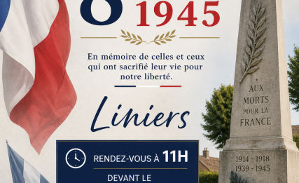 Visuel Cérémonie de commémoration du 8 Mai 1945
