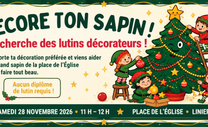 Visuel Décore ton sapin !